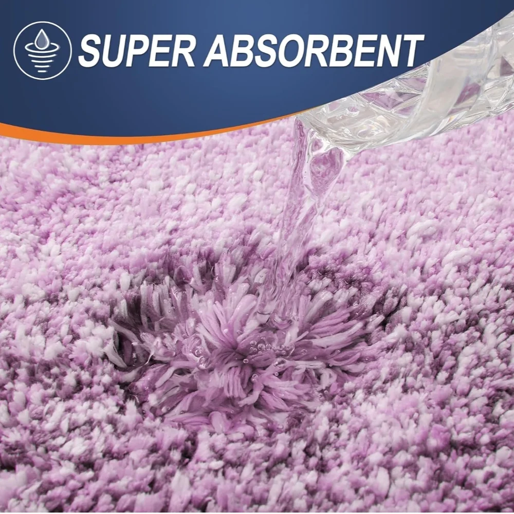 Purple Gradient Bath Mat Set 24